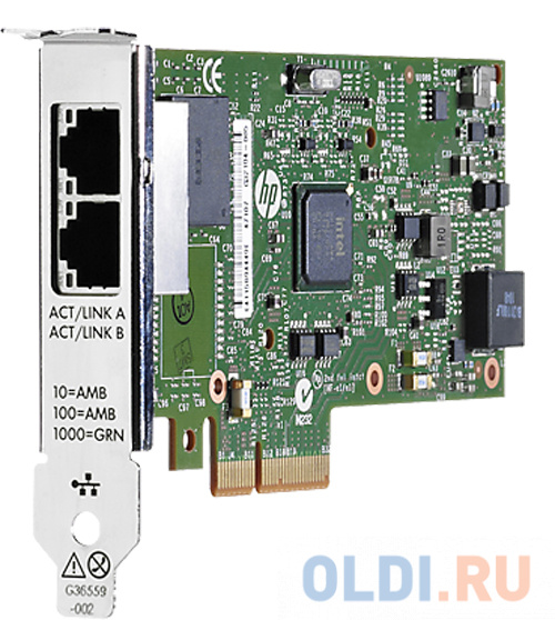 

Адаптер HP Ethernet 1Gb 2P 361T Adptr 652497-B21