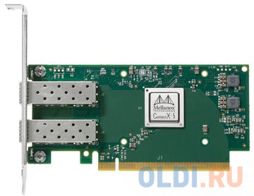 

ConnectX-5 EN network interface card, 25GbE dual-port SFP28, PCIe3.0 x16, tall bracket, ROHS R6