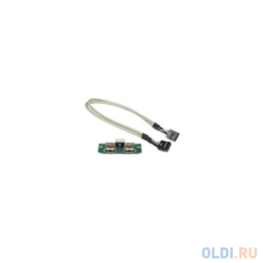 Аксессуары Chenbro 80H02342301A0 AS'Y PCB,USB 3.0 REV.A0,RM42300e07,DUAL PORTS W/CABLE 750MM {60}