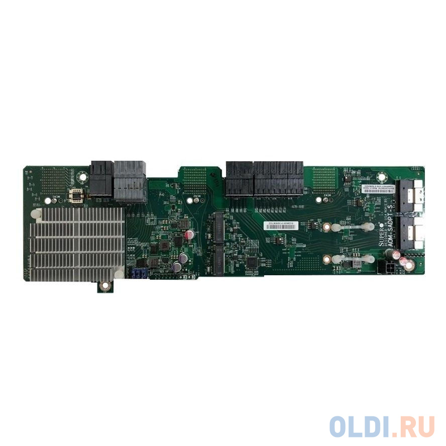 Комплектующие SuperMicro AOM-SADPT-S Bypass card for serviceable 60/90 Bay Systems, PCI Switch, 2x M.2 (2280/22110)