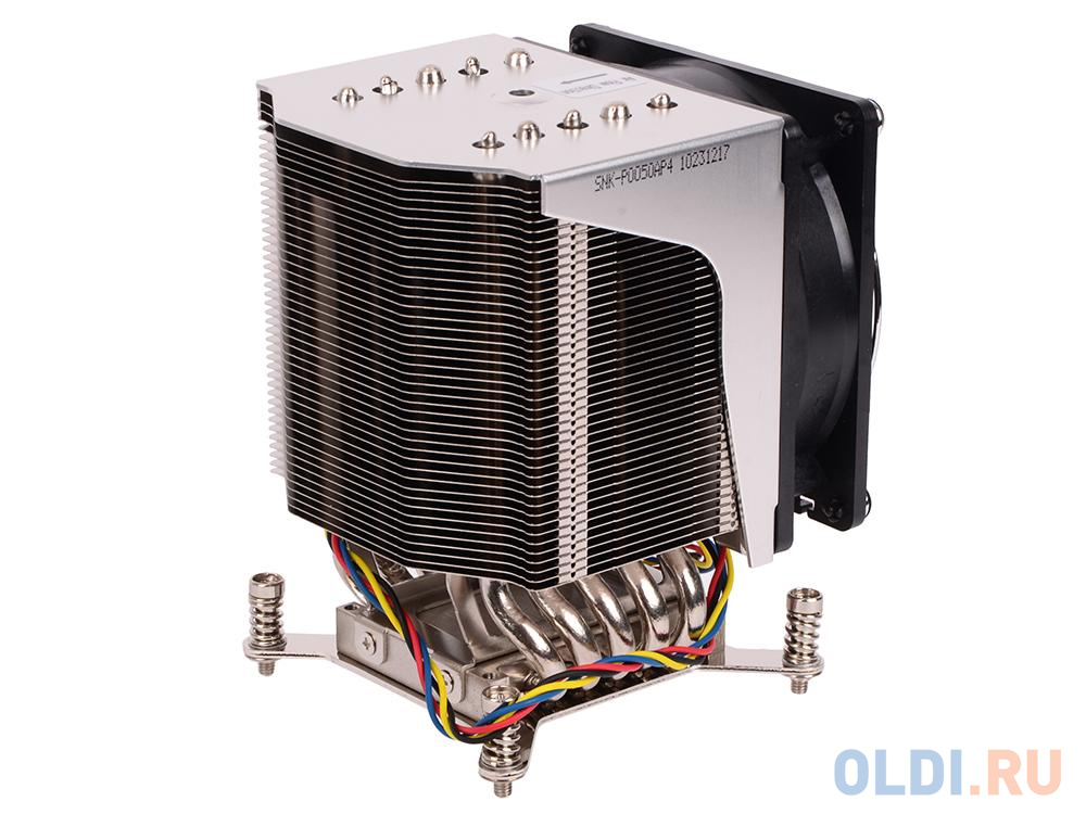 Радиатор с вентилятором SuperMicro SNK-P0050AP4 4U UP, DP Servers, LGA2011, Square and Narrow ILMs, 93x126x105 фото