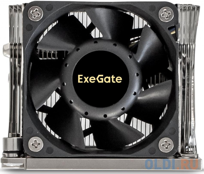 Кулер ExeGate ESNK-P0068APS4.PWM.2U.3647.Cu (Al+Cu, 2U, 3 тепл. трубки, LGA3647, TDP 205W, Fan 80mm, PWM, 2100-6800RPM, 2 ball bearing, 4pin, 52db, 41 фото