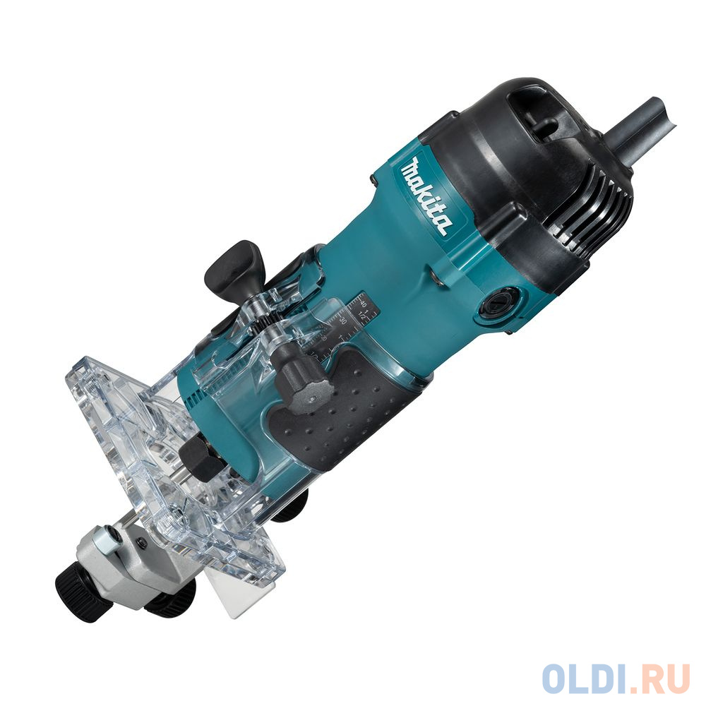 Makita 3711 Фрезер кромочный,530Вт,32000об\\м,цанга-6мм,1.5кг,кор,пл\\пуск,anti-restart