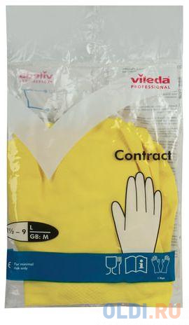 Перчатки хозяйственные резиновые VILEDA 