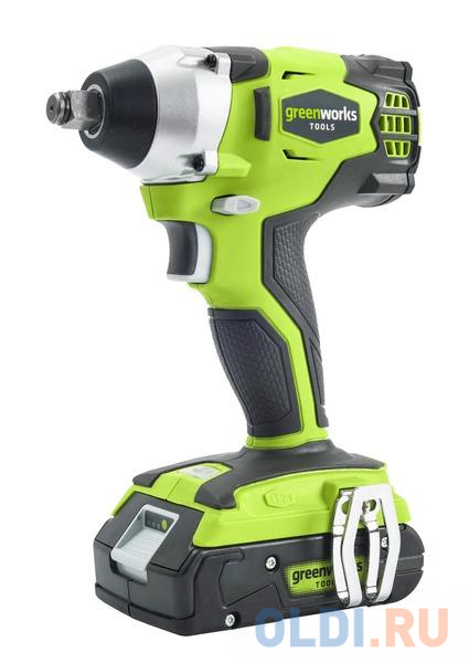 

Аккумуляторный ударный гайковерт Greenworks 24V GD24IW без аккумулятора и зарядного устройства