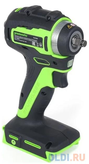 

Гайковерт аккумуляторный ударный GD24IW200 GREENWORKS
