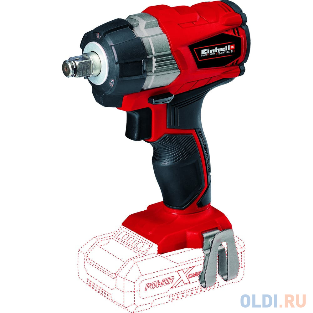 

EINHELL Гайковерт аккумуляторный бесщеточный TE*CW 18Li BL;Brushless*Solo 4510040