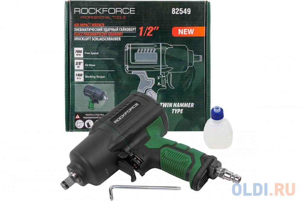 

Пневмогайковерт Rockforce RF-82549