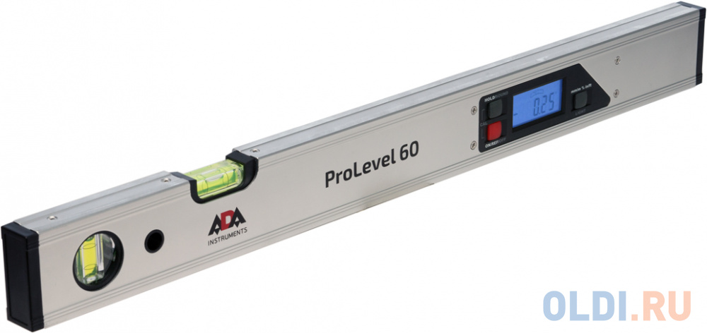 

Уклономер ADA ProLevel 60 цифровой,точность±0.02град,60см,автоматическая калибровка,магниты,чехол