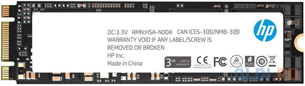 

Твердотельный накопитель SSD M.2 128 Gb HP S700 Pro Read 564Mb/s Write 436Mb/s 3D NAND TLC 2LU74AA