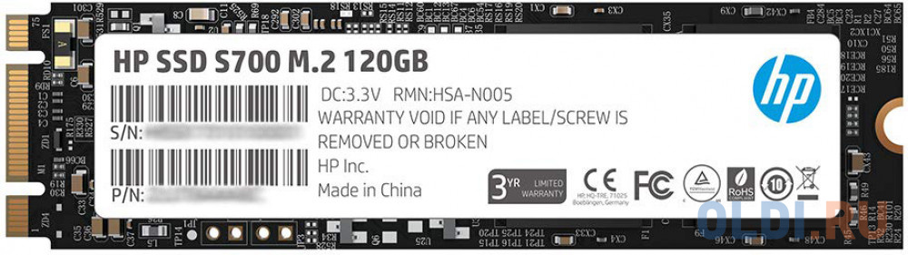 

SSD накопитель HP S700 120 Gb SATA-III