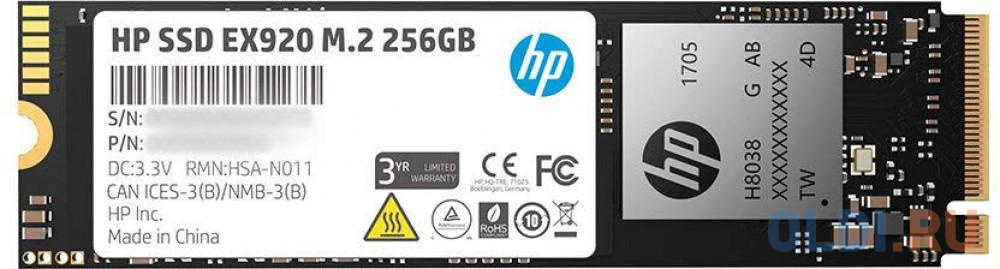 SSD накопитель HP EX920 256 Gb PCI-E 3.0 x4