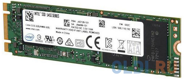 

Твердотельный накопитель SSD M.2 512 Gb Intel 545s Read 550Mb/s Write 500Mb/s TLC SSDSCKKW512G8X1 958688