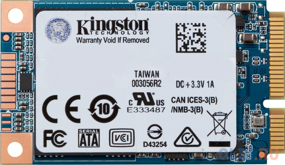 

Твердотельный накопитель SSD mSATA 480 Gb Kingston UV500 Read 520Mb/s Write 500Mb/s 3D NAND TLC