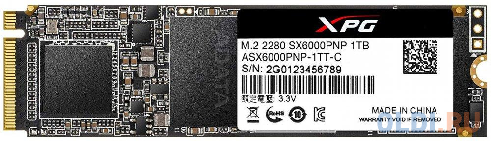 SSD накопитель A-Data XPG SX6000 Pro 1 Tb PCI-E 3.0 x4 ssd накопитель a data xpg blade s70 1 tb pci e 4 0 х4