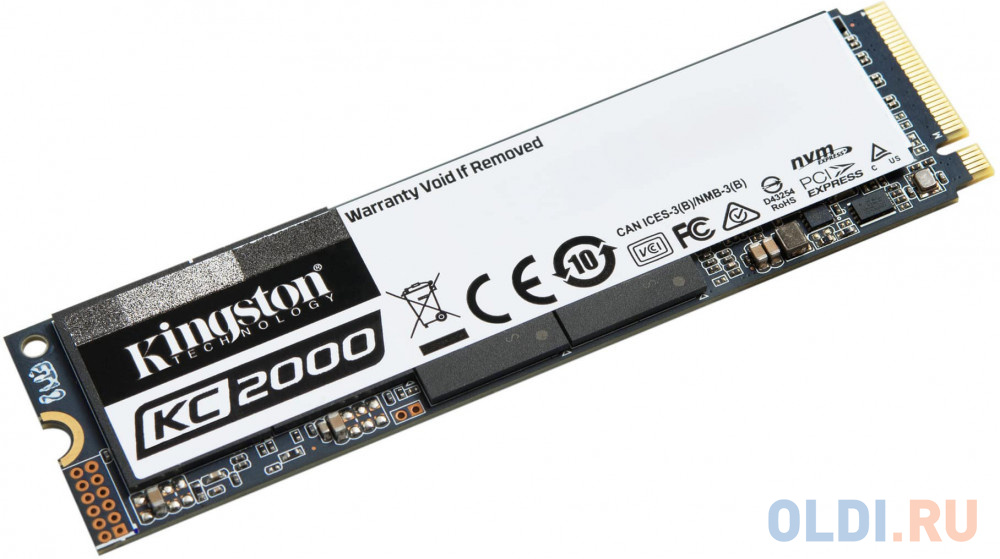 

Твердотельный накопитель SSD M.2 1 Tb Kingston SKC2000M8/1000G Read 3200Mb/s Write 2200Mb/s 3D NAND TLC