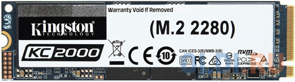

Твердотельный накопитель SSD M.2 2 Tb Kingston SKC2000M8/2000G Read 3200Mb/s Write 2200Mb/s 3D NAND TLC