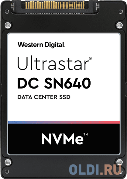 

Твердотельный накопитель SSD 2.5" 3.75 Tb Western Digital Ultrastar DC SN640 Read 3100Mb/s Write 1800Mb/s 3D NAND TLC 0TS1962 WUS4BB038D7P3E1