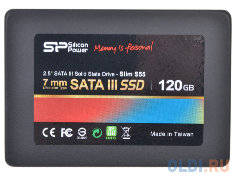 SSD накопитель Silicon Power SP120GBSS3S55S25 120 Gb SATA-III SP120GBSS3S55S25 фото
