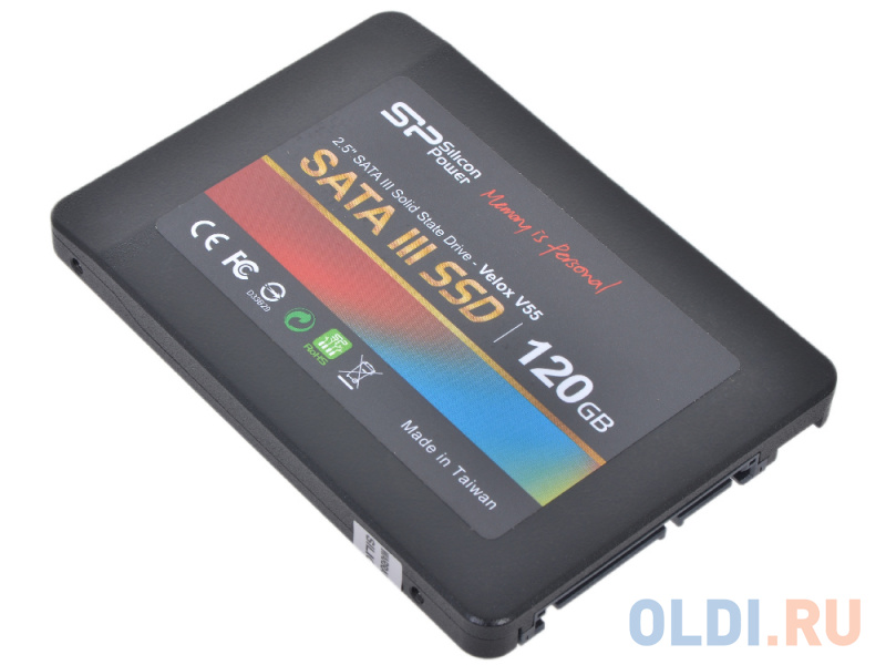

Твердотельный накопитель SSD 2.5" 120GB Silicon Power V55 (TLC, SATA 6Gb/s, 3,5" adapter) (SP120GBSS3V55S25)