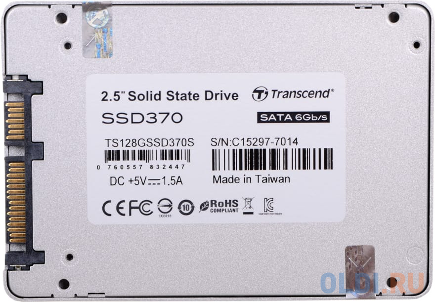 SSD накопитель Transcend 370S 128 Gb SATA-III фото