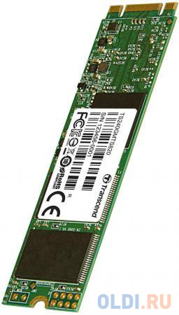 SSD накопитель Transcend MTS820 240 Gb SATA-III ssd накопитель transcend ts256gmsa370 256 gb msata ts256gmsa370
