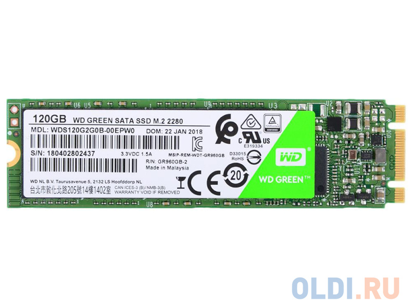 SSD накопитель Western Digital Green 120 Gb SSD накопитель Western Digital Green 120 Gb фото