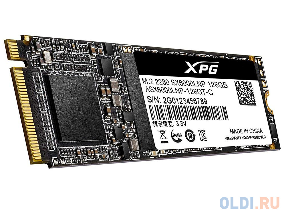 SSD накопитель A-Data XPG SX6000 Lite 128 Gb PCI-E 3.0 x2 фото