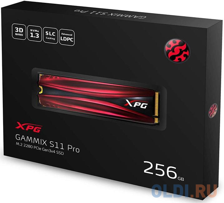 SSD накопитель A-Data XPG GAMMIX S11 Pro 256 Gb PCI-E 3.0 x4 фото