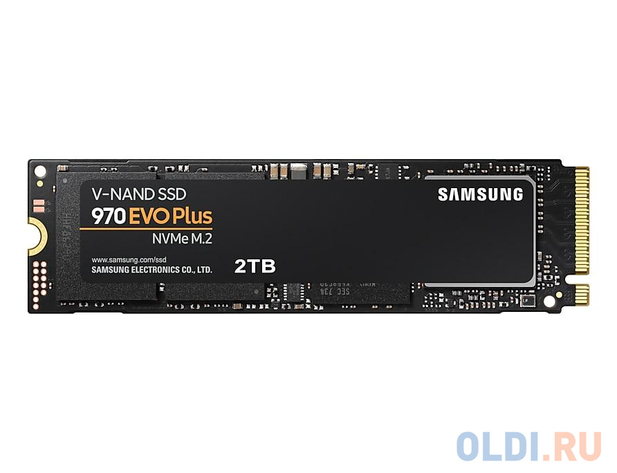 SSD накопитель Samsung 970 EVO Plus 2 Tb PCI-E 3.0 x4 ssd накопитель crucial p5 plus 1 tb pci e 3 0 x4