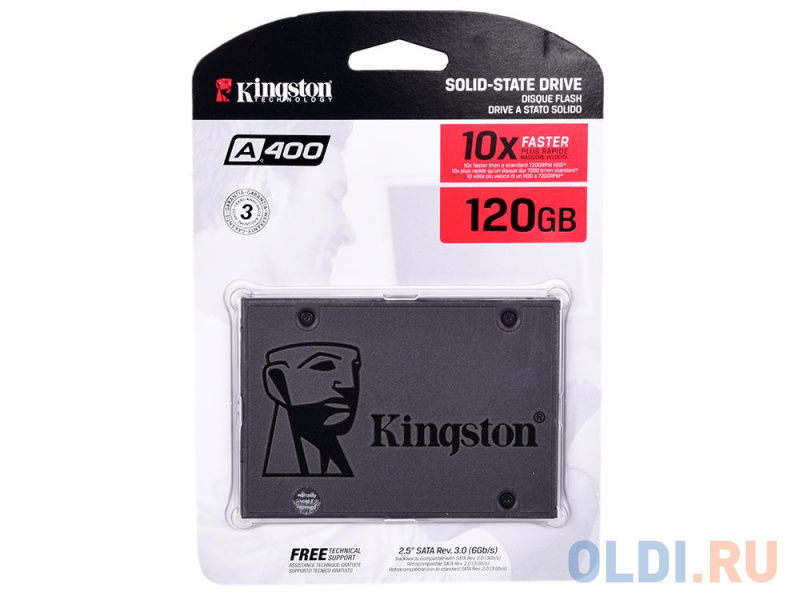 SSD накопитель Kingston SSDNow A400 120 Gb SATA-III фото