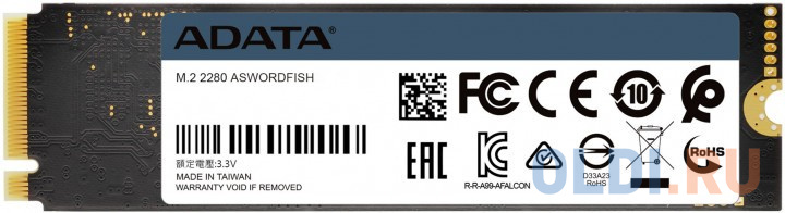 SSD накопитель A-Data Swordfish 1 Tb PCI-E 3.0 x4 фото