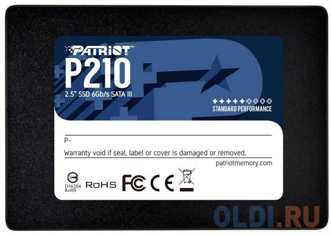 SSD накопитель Patriot P210 128 Gb SATA-III ssd накопитель patriot p210s1tb25 1 tb sata iii