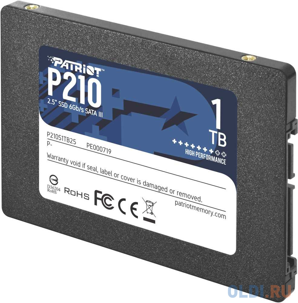 SSD накопитель Patriot P210S1TB25 1 Tb SATA-III фото