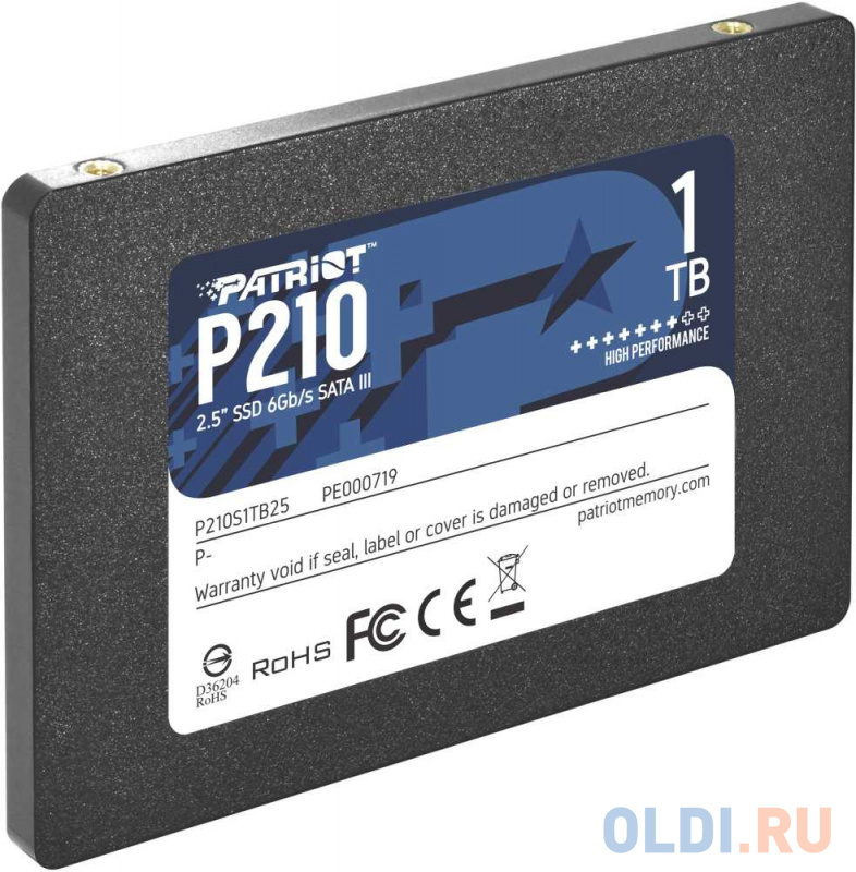 SSD накопитель Patriot P210S1TB25 1 Tb SATA-III фото