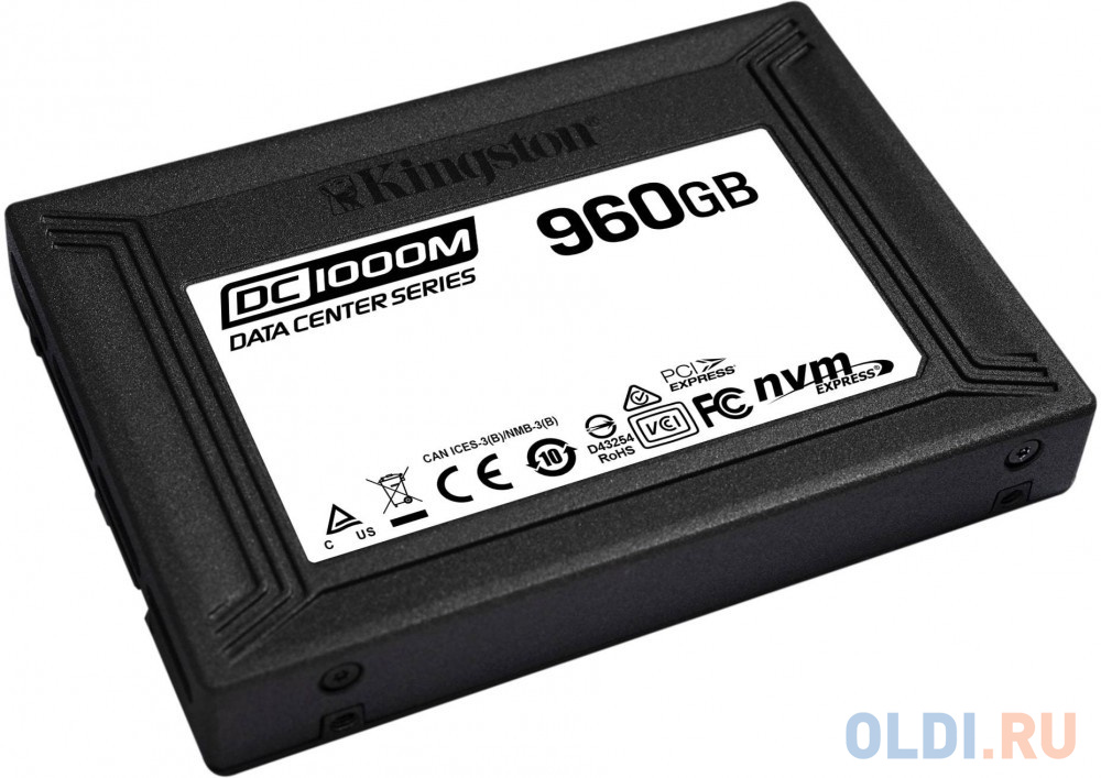 

Твердотельный накопитель SSD U.2 960 Gb Kingston DC1000M Read 3100Mb/s Write 1330Mb/s 3D NAND TLC SEDC1000M/960G