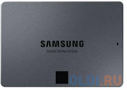 SSD накопитель Samsung 870 QVO 1 Tb SATA-III MZ-77Q1T0BW ssd накопитель samsung 980 pro 1 tb pci e 4 0 х4