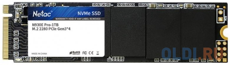 SSD накопитель Netac N950E Pro 1 Tb PCI-E 3.0 x4 корзина для жестких дисков chenbro 84h342310 003