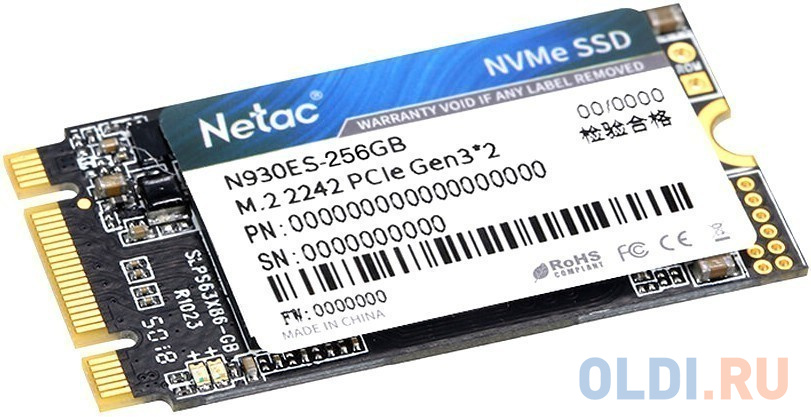 SSD накопитель Netac N930ES 256 Gb