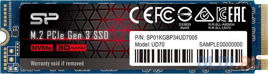 SSD накопитель Silicon Power UD70 2 Tb PCI-E 3.0 x4