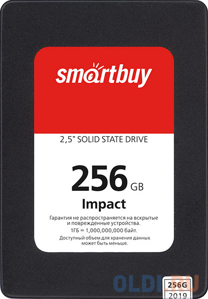 

Твердотельный накопитель SSD 2.5" 256 Gb Smart Buy SBSSD-256GT-PH12-25S3 Read 560Mb/s Write 520Mb/s 3D NAND TLC