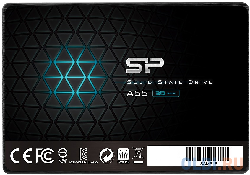 Фото - Накопитель SSD Silicon Power SATA III 128Gb SP128GBSS3A55S25 Ace A55 2.5 твердотельный накопитель silicon power slim s55 sata iii 240gb sp240gbss3s55s25