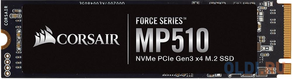 Твердотельный накопитель SSD M.2 960 Gb Corsair MP510 Read 3480Mb/s Write 3000Mb/s 3D NAND TLC