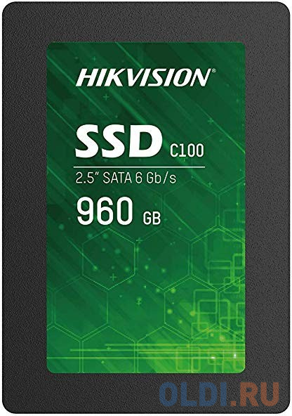 

Твердотельный накопитель SSD 2.5" HIKVision 960GB С100 Series <HS-SSD-C100/960G> (SATA3, up to 550/500MBs, 3D TLC, 320TBW)