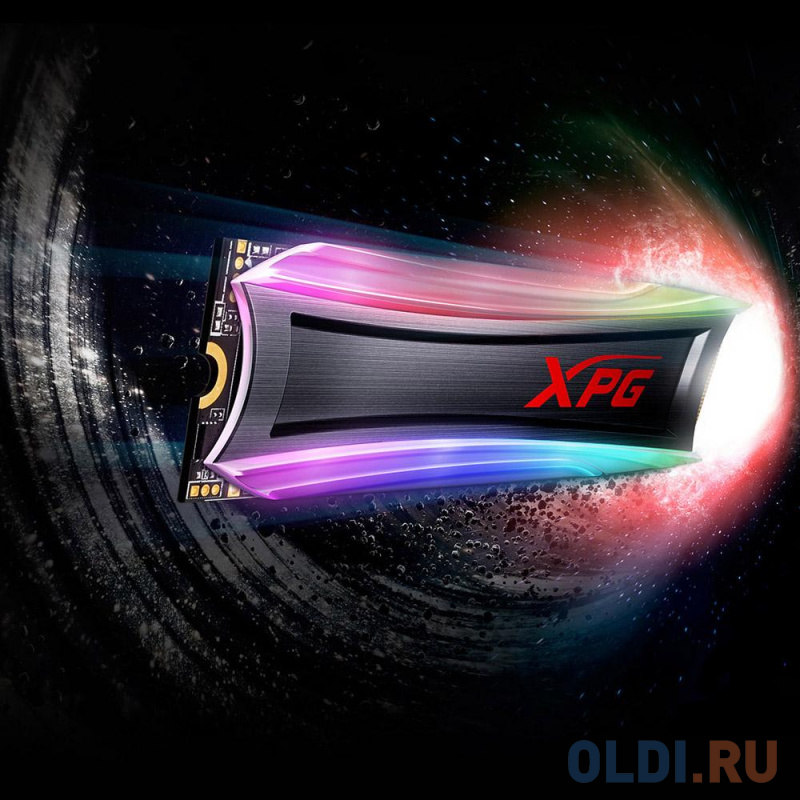SSD накопитель A-Data XPG SPECTRIX S40G RGB 2 Tb PCI-E 3.0 x4 фото