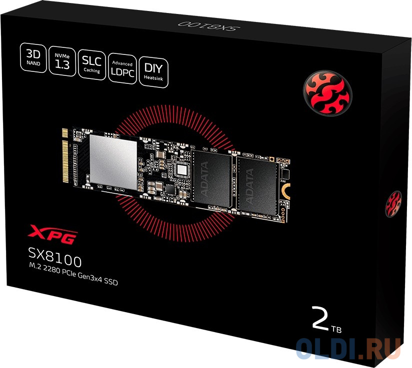 SSD накопитель A-Data SX8100 1 Tb PCI-E 3.0 x4 фото