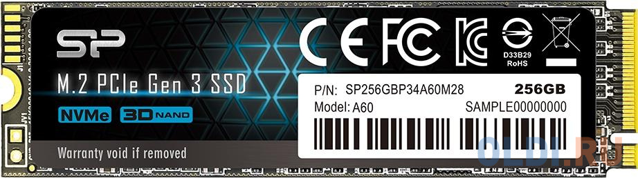 SSD накопитель Silicon Power A60 128 Gb PCI-E 3.0 x4