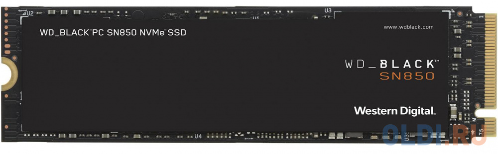 Накопитель SSD WD Original PCI-E x4 500Gb WDS500G1X0E Black SN850 M.2 2280