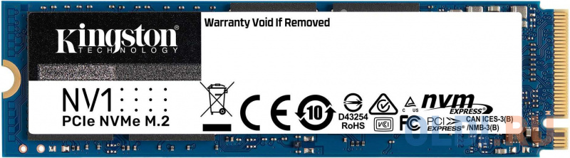

SSD накопитель Kingston NV1 500 Gb PCI-E 3.0 x4 SNVS/500G