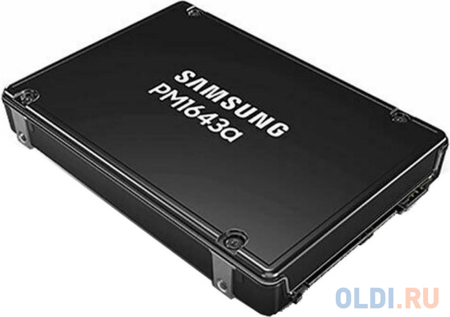SSD накопитель Samsung PM1643A 3.84 Tb SAS твердотельный накопитель samsung ssd 1920gb pm1733 2 5 mzwlj1t9hbjr 00007